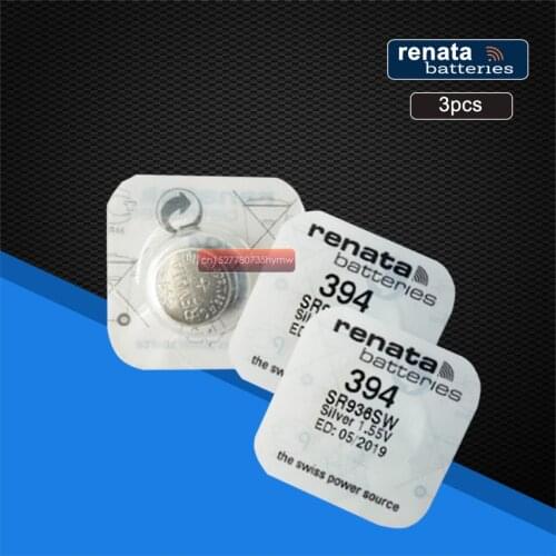 3pack renata 394 SR936SW AG9 Button Battery For Watch Clock Repair Tools Cell Batteries