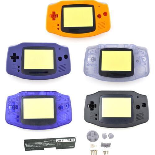 9 Colors 100 set housing Case Replacement Case Plastic Shell Cover for GBA for Gameboy Advance Console
