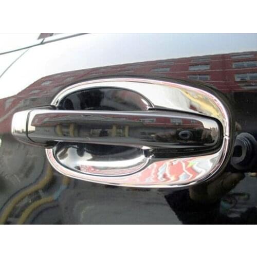 ABS Chrome For Subaru Outback 2015 2016 Car Door protector handle Bowl Panel Cover Trim car styling accessories