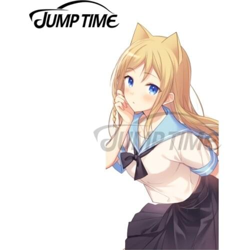 JumpTime 13 x 6.5cm Neko Hayasaka Kaguya-sama Love is War Car Stickers and Decals Anime Bumper Decoration Anime Vinyl Decoration