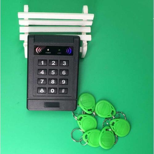 Free shipping+10 rfid tag+RFID Contact-less Inductive Access Control System RFID/EM Keypad Card Access Control