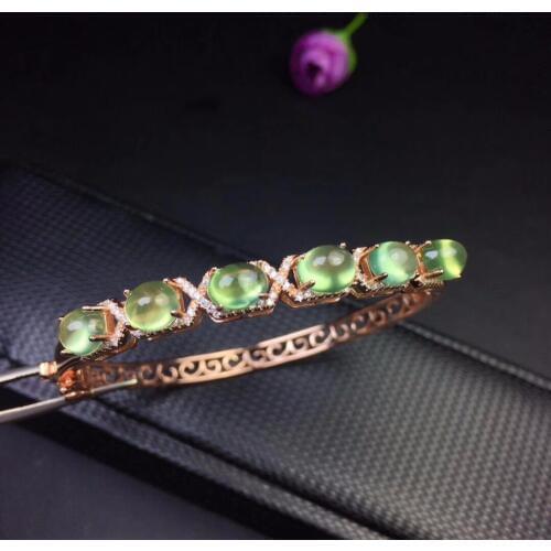 Natural grape stone bracelet, full of beautiful, 925 silver precision manufacturing, hot new