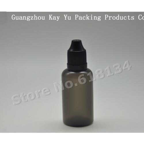 Fast shipping plastic dropper bottles 30ml, liquid juice bottle with childproof lid