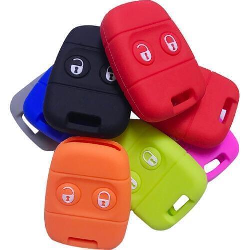 Key Cover For Land Rover 45 Silicone Key Cover For Land Rover MG Defender Freelander 2 Buttons Remote Key Alarm Key Case Shell