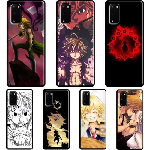 Meliodas Seven Deadly Sins Anime Case For Samsung Galaxy S8 S9 S10 Plus S20 FE S21 Ultra Note 20 Note 10 Plus Soft Cover