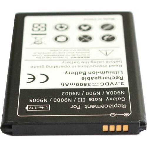 Ciszean 5pcs/lot 3500mAh B800BC/BE/BU/BZ Replacement Battery For Samsung Galaxy Note III 3 N9000/W N900/A N9002 N9005 N9006