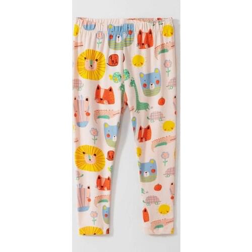 100% Combed Cotton Children Infant Bebe Girls Skinny Pencil Stretched Casual Pants Baby Girl Clothes Kids Girls Leggings Unicorn