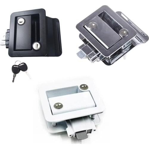 RV Yacht Hardware Accessories Entry Door Metal Knob Locks Latch Handle with Keys Automotive Body Parts