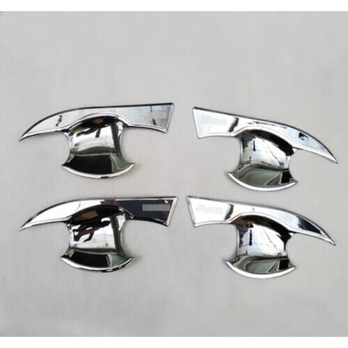 For toyota rav4 rav 4 xa40 2018 2017 2016 abs chrome door handle bowl trim cover car accessories