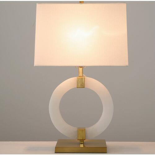 Led e27 Nordic Iron Fabric Marble LED Lamp. LED Light. Table Lamp. Desk Lamp.LED Dest Lamp For Bedroom Foyer