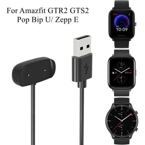 Smart Watch Dock Charger Magnetic USB Charging Cable for Amazfit GTR 2 2e GTS 2 2e GTS2 mini Pop Bip U Pro ZEPP E Circle Square