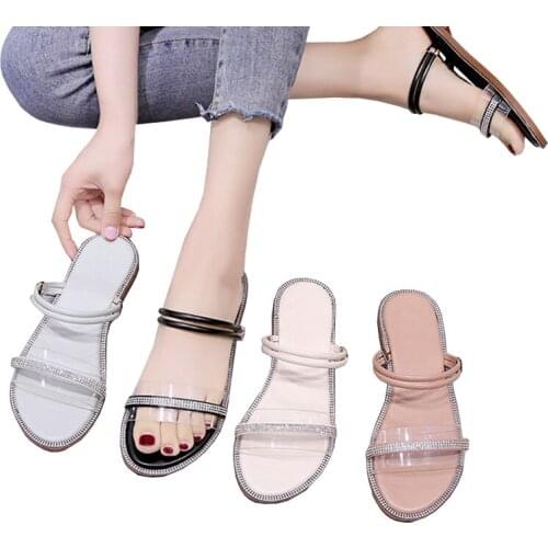 New summer sandals slippers flat fashion womens slippers