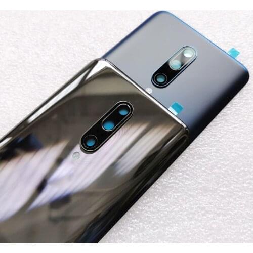 Original Back Glass For OnePlus 7 Rear Battery Cover Door Housing Case For Oneplus 7 Pro Battery Cover 1+7 Case with Camera Lens