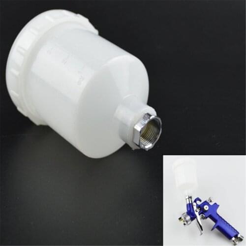 Plastic Spray Paint Cup Sprayer Cup Air Gravity Feed Paint Spray Pot Fastmover Thread Connector for Spray Gun Parts
