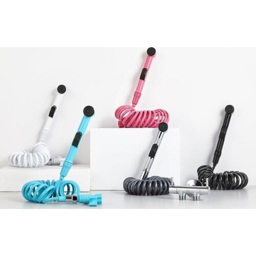 Submarine ABS Bathroom Handheld Bidet Sprayer Portable Toilet Shower Head Sprayer Set Personal Hygiene w/ 3m PC Retractable Hose
