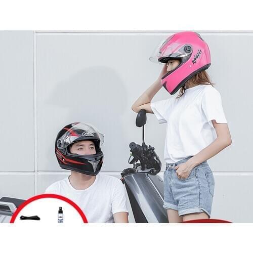 Fully armed male and female motorcycle helmets, dual lens, elegant, quick release, approved by dart