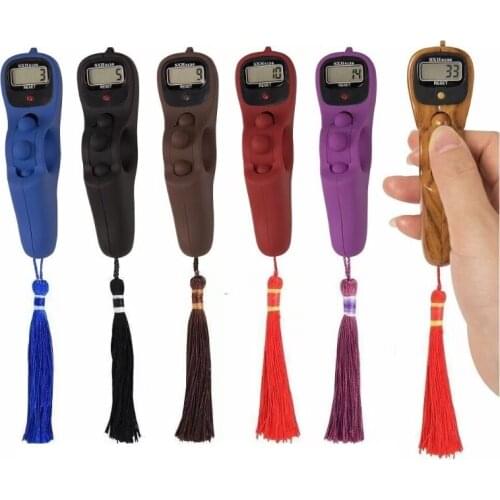 Portable Handheld Digital Beads Counter Finger Game Toy Auto Turn off Memory