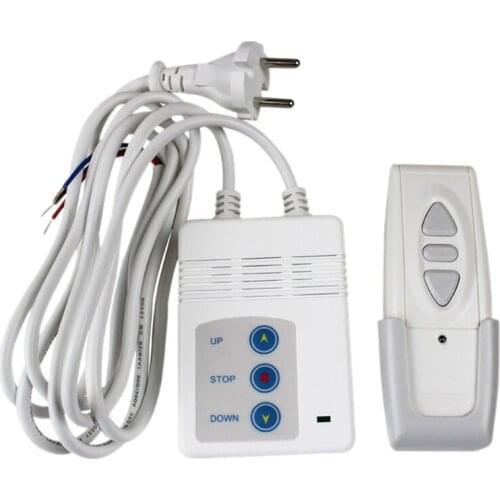 Projection Screen Remote Control Electric Screen Remote Radio Frequency Controller Screen Automatic Lifting(EU Plug)