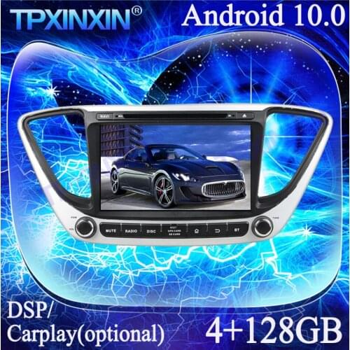PX6 Android 10.0 Carplay For Hyundai Verna 2016-2019 4G+128G Multimedia Player Tape Recorder GPS Navi Auto Radio Head Unit DSP