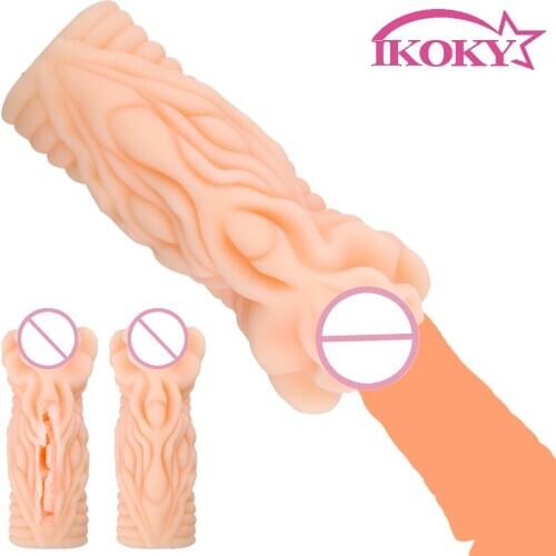 IKOKY Sex Toys Realistic Soft Tight Vagina Male Masturbation Vagina Real Pussy Sex Toys for Men Female Adult Toy Sex Toy