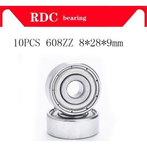 10pcs/lot ABEC-5 638 ZZ 638ZZ 8x28x9 mm 638Z 638-2Z 80038 8*28*9 mm High quality deep groove ball bearing Factory direct sale