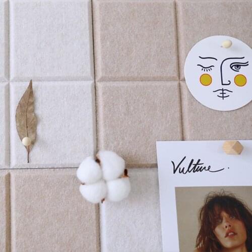 Nordic Style Felt Background Letter Board Photo Wall Household Message Display P9YA