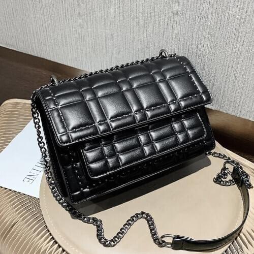 Fashion Women Small Pu Leather Shoulder Bag Designer Crossbody Bags for Women High Quality Ladies Rivet Handbags Messenger Bags