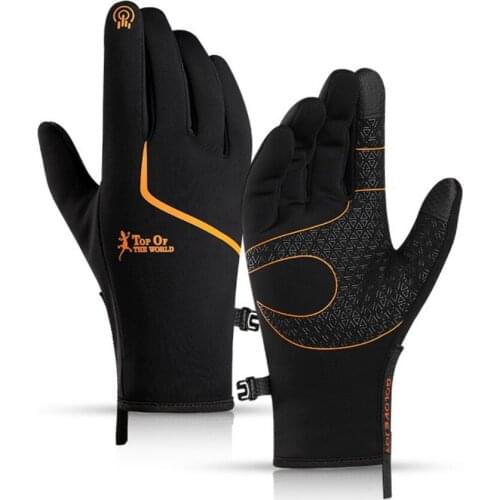 Waterproof Winter Cycling Gloves Windproof Outdoor Sport Ski Gloves Touchscreen Cold Weather Windproof Anti Slip Warm Glove