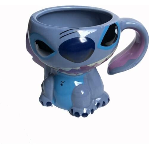 3D Cartoon Ceramic Cup Large Capacity Coffee Mug Water Cup Breakfast Milk Cup Home Decoration Couple Child Birthday Gift