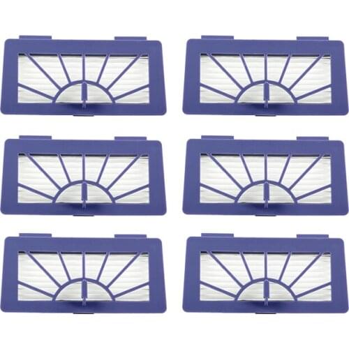 6pcs/lot, High Quality HEPA Filter Replacement For Neato XV-11 XV-21 XV-15 XV-12 XV-14 Vacuum Cleaners Filters Parts