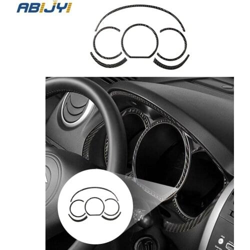 Manual Gear Car Accessories Interior Decoration Carbon Fiber Stickers For Suzuki Grand Vitara 2006-2013 Speedometer 6PCS