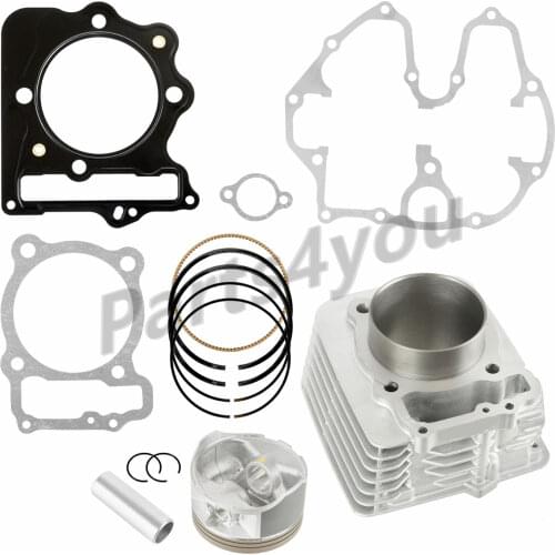 85MM Cylinder Piston Ring Gasket Top End Kit 1999-2007 For Honda Sportrax 400 TRX400EX 400EX 12100-KCY-670, 12191-KCY-672