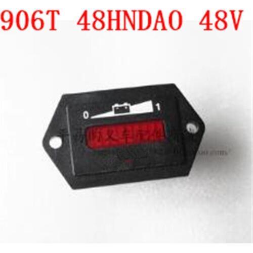 906T 48HNDAO 48V BATTERY GAUGE HOUR METER FOR ELECTRIC FORKLIFT STACKE PALLET SIGHTSEEING CARS WASHING