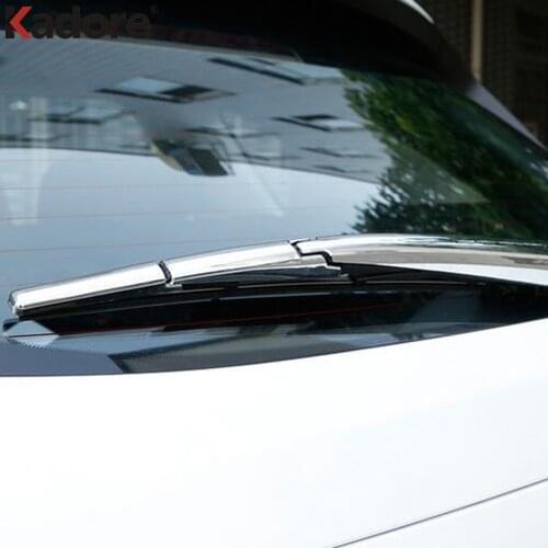 Car Accessories For Mazda CX-5 CX5 2017 2018 2019 2020 KF Chrome Rear Window Wipers Cover Trims Car Tail Wiper Strip
