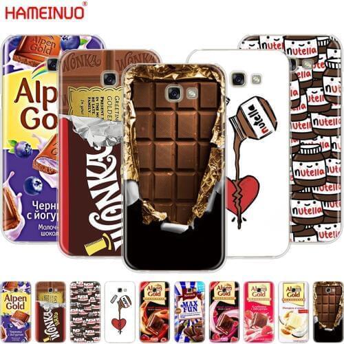 HAMEINUO alenka bar wonka chocolate nutella cell phone case cover for Samsung Galaxy A3 A310 A5 A510 A7 A8 A9 2016 2017 2018