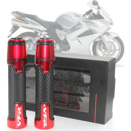 For Honda VFR750 VFR800F VFR 750 VFR 800F 1991-2017 7/8'' 22mm Motorcycle CNC accessories Handle ends Grips Bar Hand Handlebar