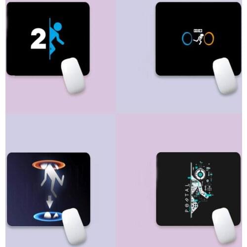 Portal 2 Laptop Gaming Mice Mousepad edge native rubber special game mouse pad polyethylene table mat non slip