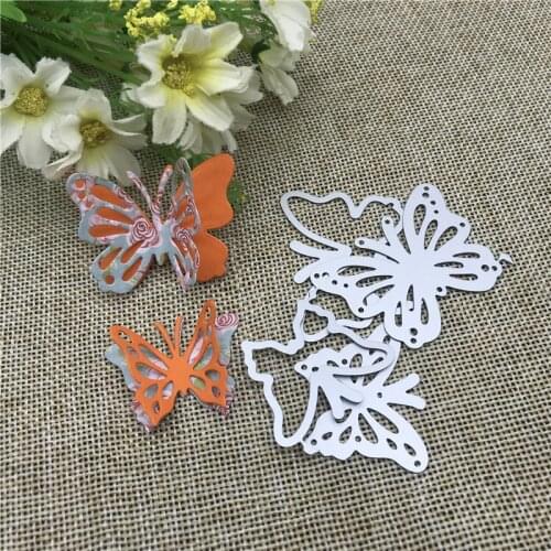Butterfly metal cutting dies cut die mold Christmas flower leaves Scrapbook paper craft knife mould blade punch stencils dies