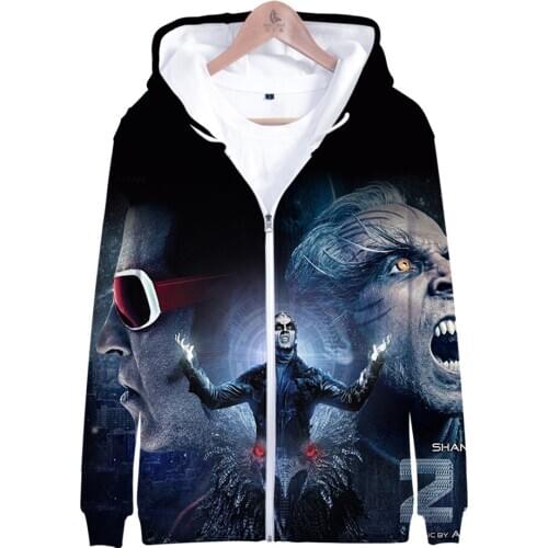 2020 New Endhiran 2 Hoodies Sweatshirt Men/Women Casual Autumn And Winter 3D Pullover Sweatshirt Fashion Korean pop