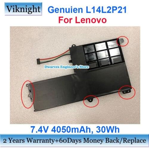 Genuine L14L2P21 7.4V 4050mAh Laptop Battery Tpye3 For Lenovo Yoga 500 IdeaPad 720 S41 L14M2P21 SB10W67230 5B10W67232 5B10G78610