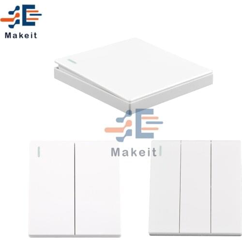 433Mhz Wireless RF Remote Control Switch 1/2/3 Way Wall Panel Transmitter Safety Smart Remote Control Switch For Light Lamp