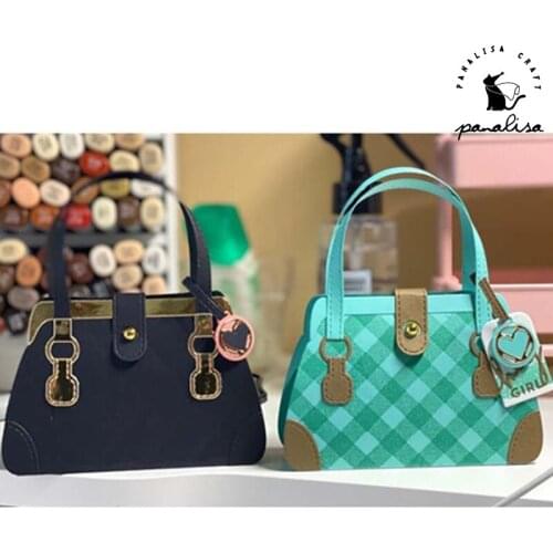 Panalisacraft Bag Purse Metal Cutting Dies And Stamps cut die scrapbooking Album Paper Card Craft Embossing