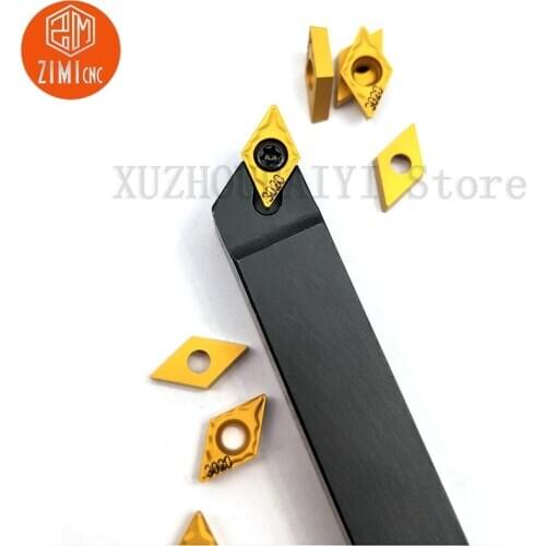 Turning tools 1pcs DCMT07 +1pcs SDACL1010H07 SDACR1010H07 SDACR1212H07 SDACL1212K07 CNC lathe boring tool bar turning knife