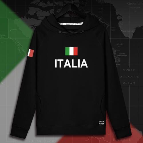 Italy Italia Italian ITA mens hoodie pullovers hoodies men sweatshirt new streetwear clothing Sportswear tracksuit nation flag