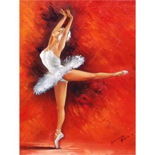 Woman Dance Printed 11CT Cross Stitch Set Embroidery DMC Threads Craft Handmade Knitting Needlework Sales Gift Counted