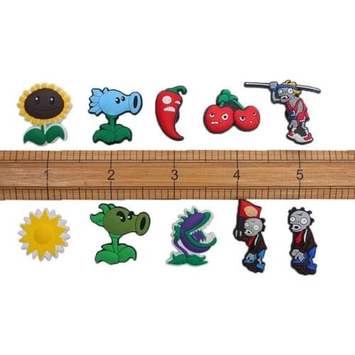 Single Sale 1pc PVC Shoe Charms,Shoe Buckles Accessories Fit Bands Bracelets Croc JIBZ,Kids Party X-mas Gift Single Sale 1pc