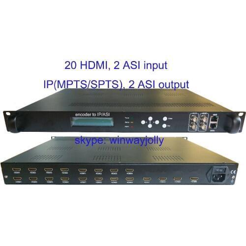 20 HDMI to IP/ASI encoder, HDMI input and IP/ASI output, HDMI to IP encoder, HDMI to ASI encoder, top quality fair price