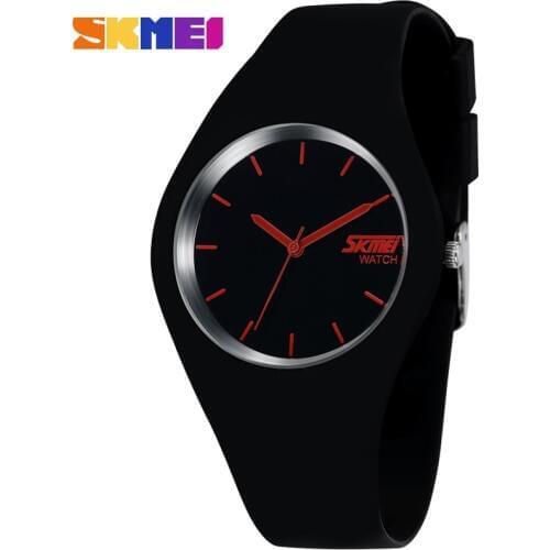 2021 Skmei Quartz-watch Fashion Men Casual Watches Quartz Watch Women Waterproof Jelly Female Clock Hours Ladies Women Watches