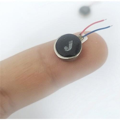 3pcs Special function mobile phone motor 1027 flat Mini vibration motor, intelligent Bracelet vibrator, black button type