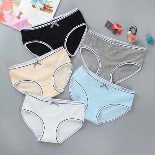 8pcs/Lot Girls Underwear Childrens Cotton Candy Panties Childrens Clothing Kids Underwear 12-20Y